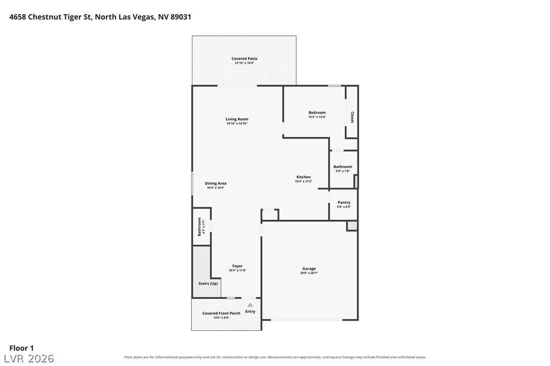 4658 Chestnut Tiger Street North Las Vegas NV 89031