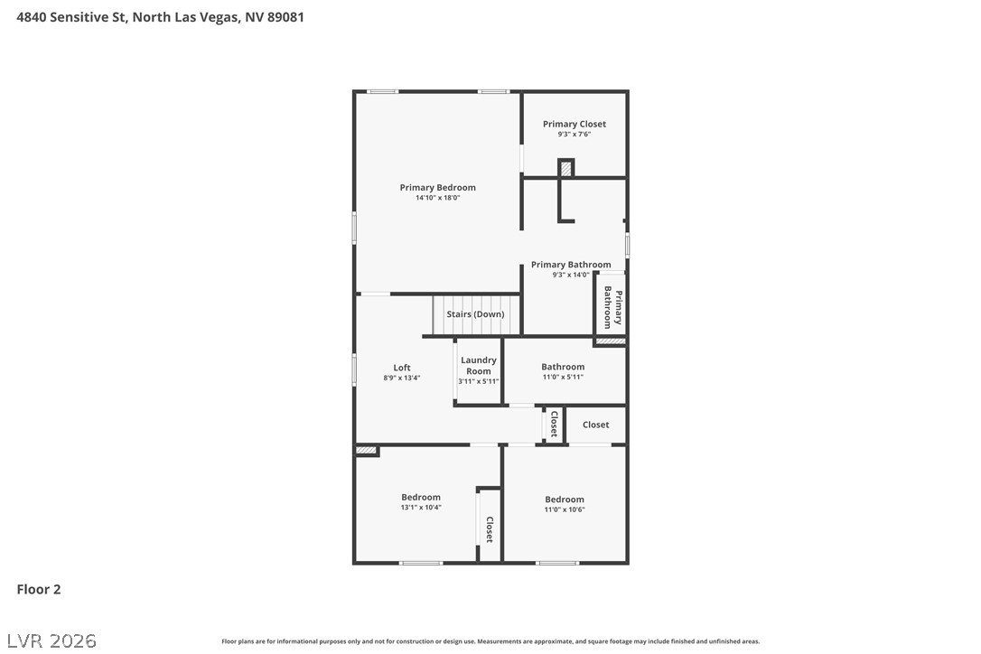 4840 Sensitive Street North Las Vegas NV 89081