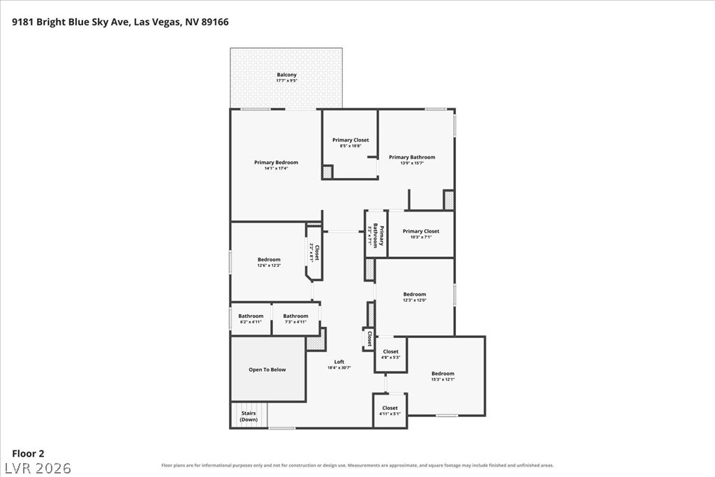 9181 Bright Blue Sky Avenue Las Vegas NV 89166