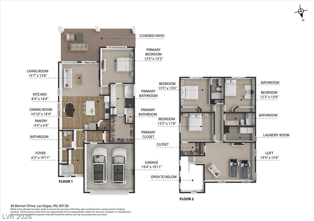 36 Berneri Drive Las Vegas NV 89138