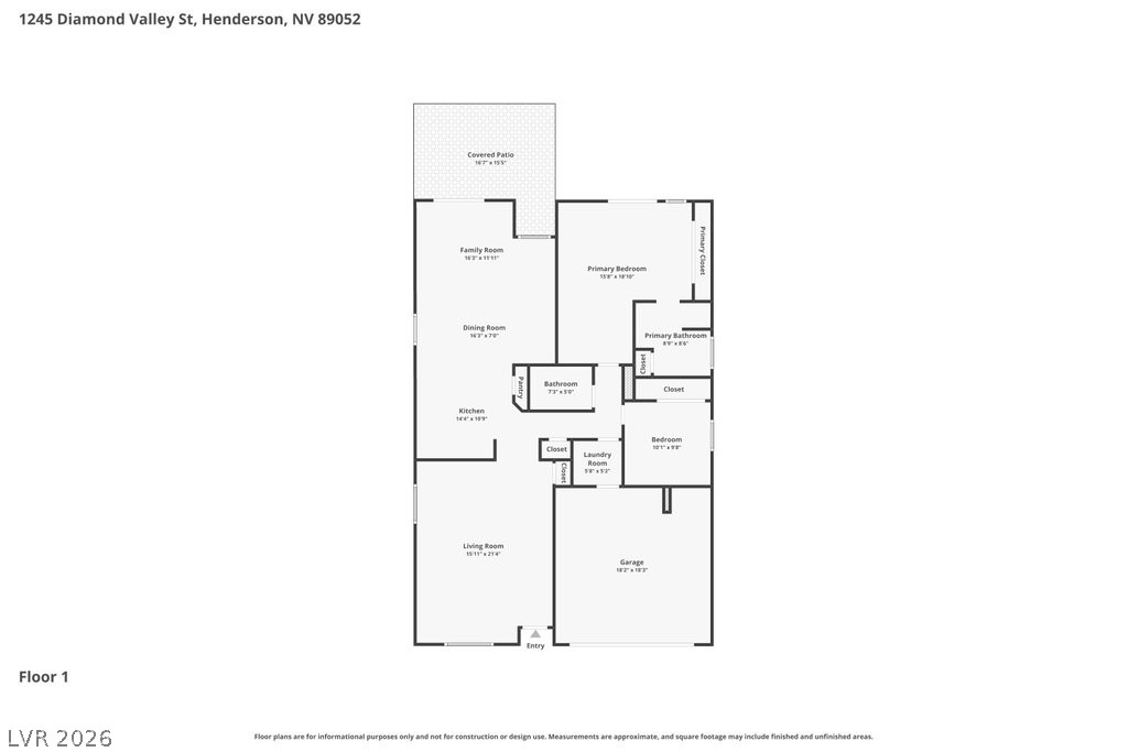 1245 Diamond Valley Street Henderson NV 89052