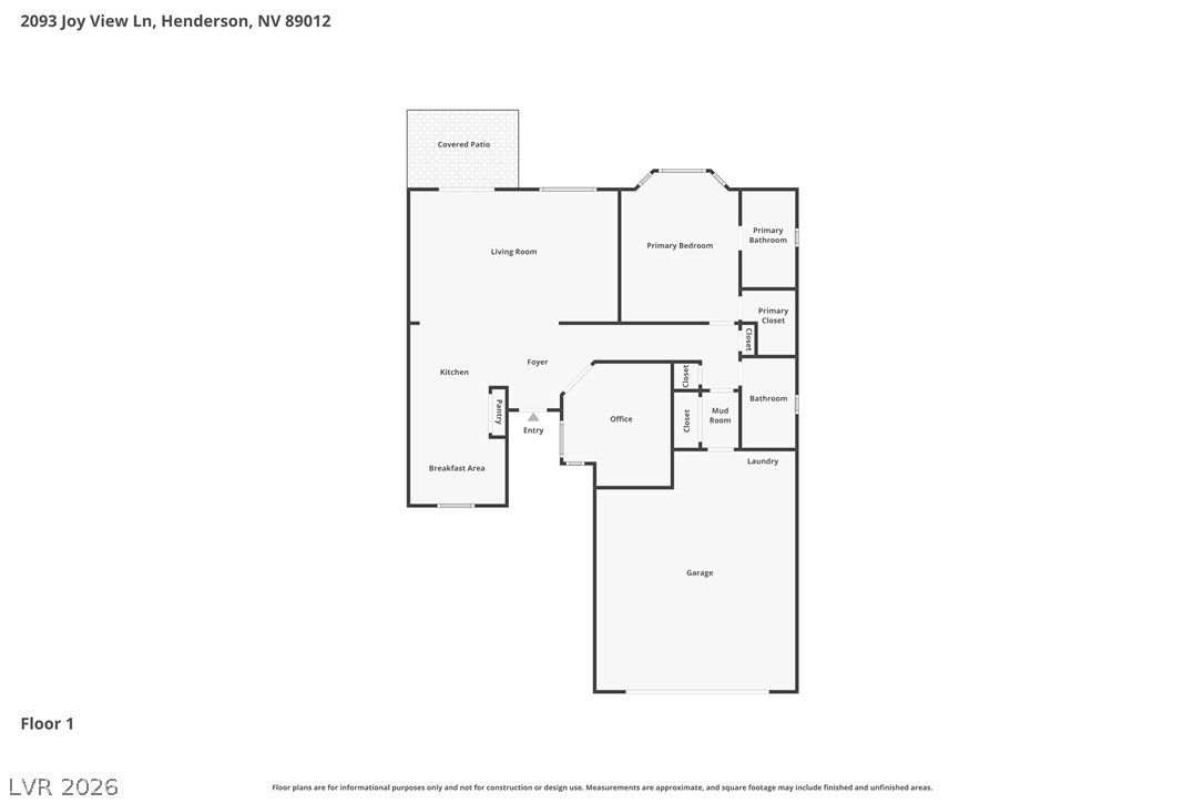 2093 Joy View Lane Henderson NV 89012