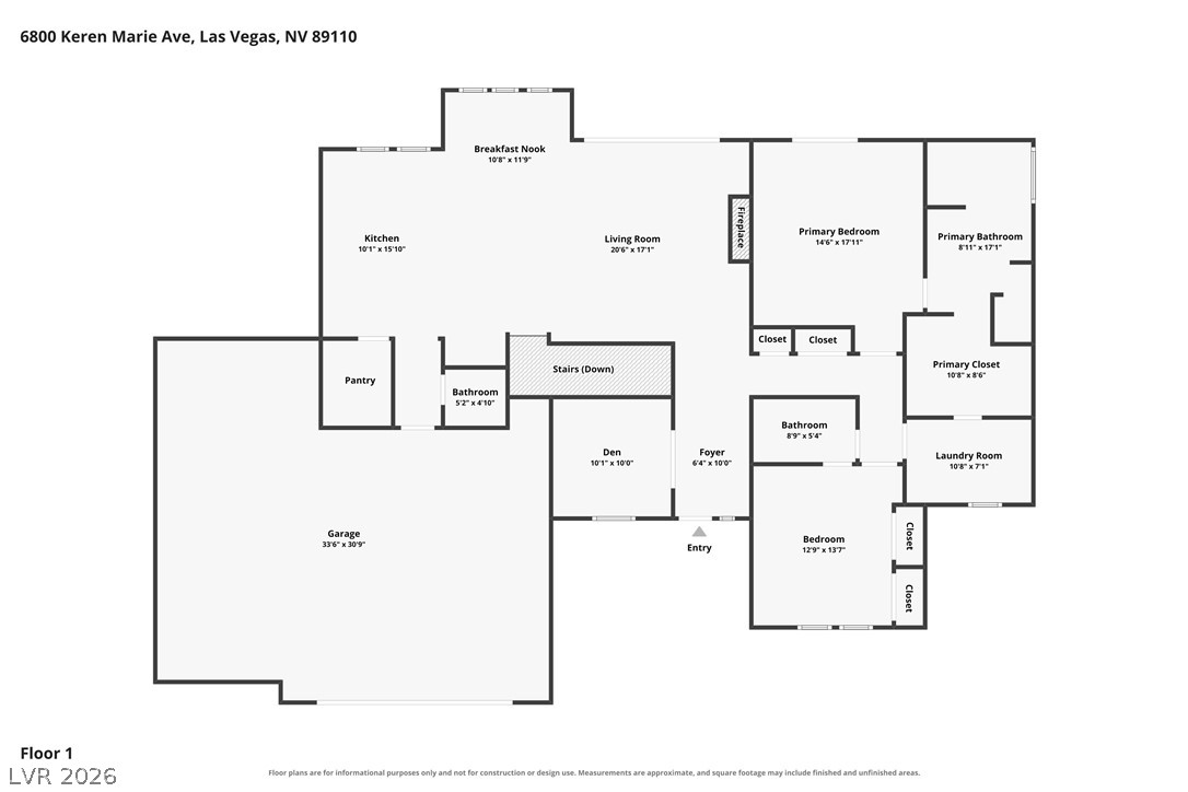 6800 Keren Marie Avenue Las Vegas NV 89110