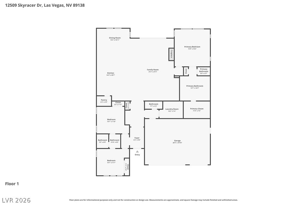 12509 Skyracer Drive Las Vegas NV 89138