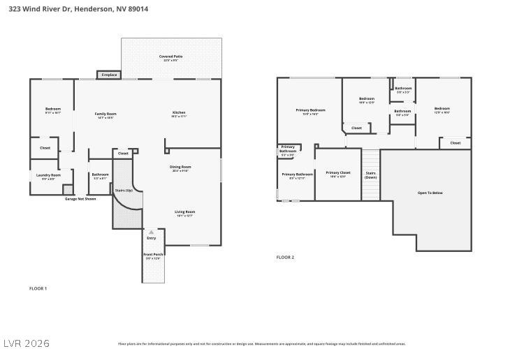 323 Wind River Drive Henderson NV 89014