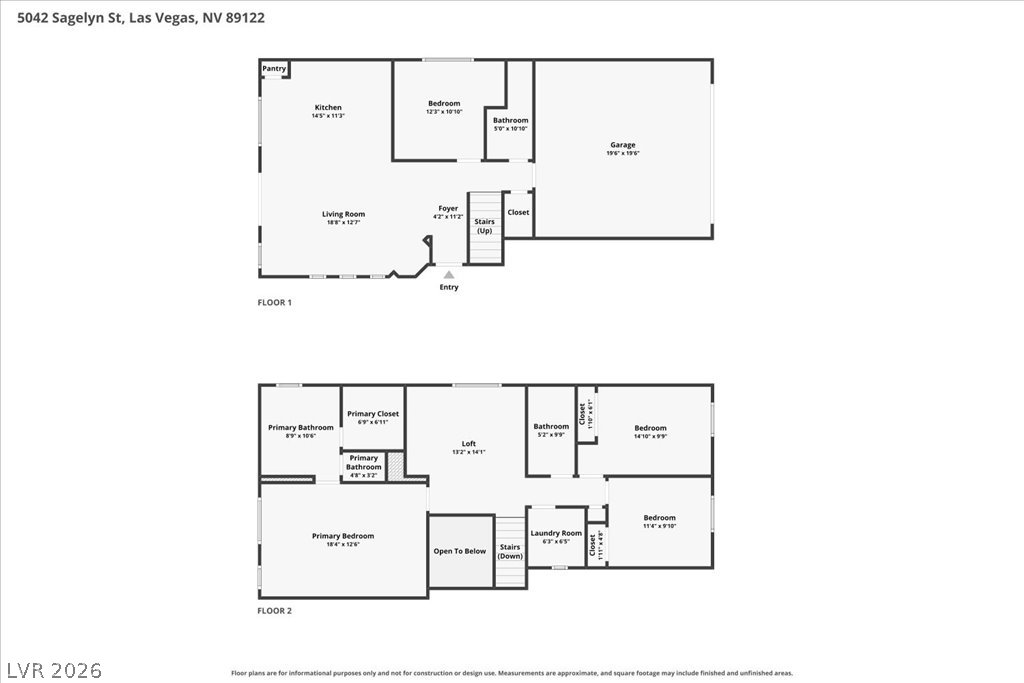 5042 Sagelyn Street Las Vegas NV 89122
