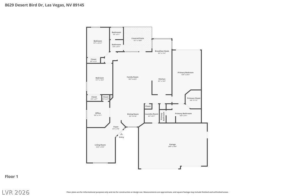 8629 Desert Bird Drive Las Vegas NV 89145