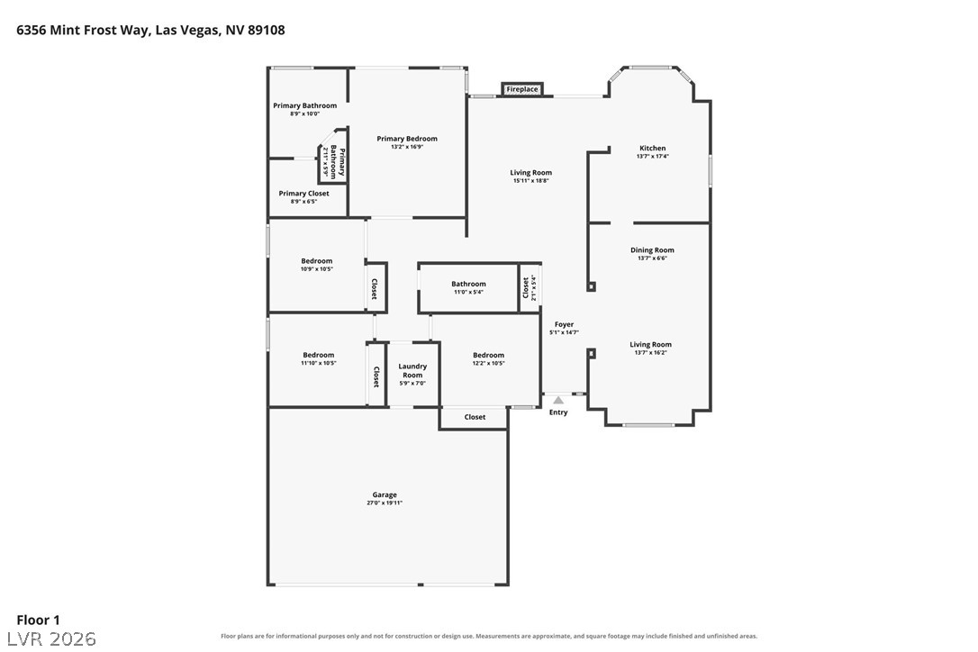 6356 Mint Frost Way Las Vegas NV 89108