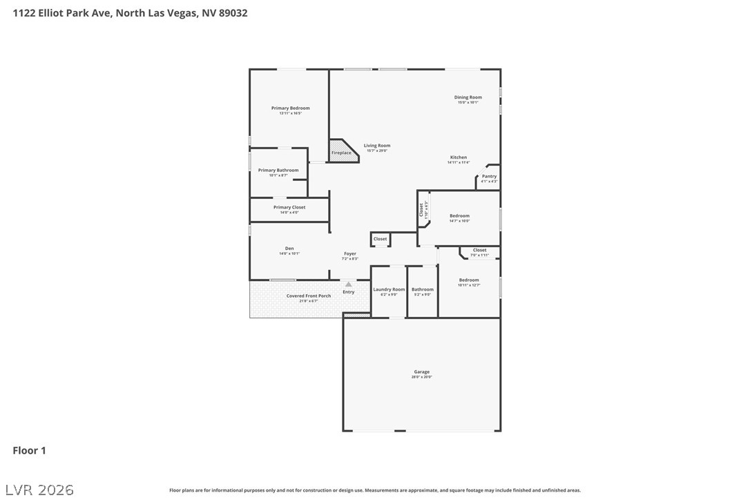 1122 Elliot Park Avenue North Las Vegas NV 89032