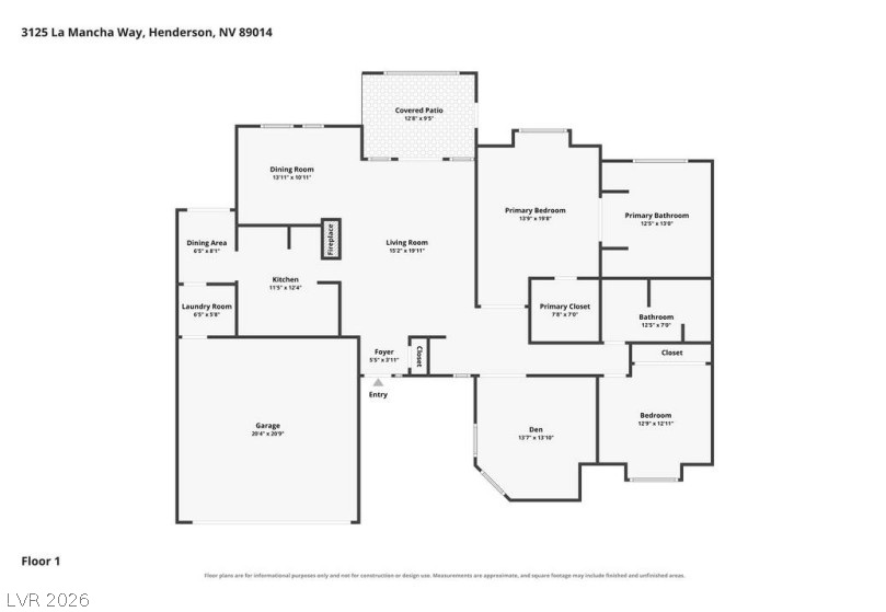 3125 La Mancha Way Henderson NV 89014