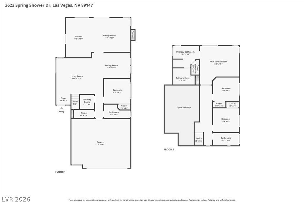 3623 Spring Shower Drive Las Vegas NV 89147