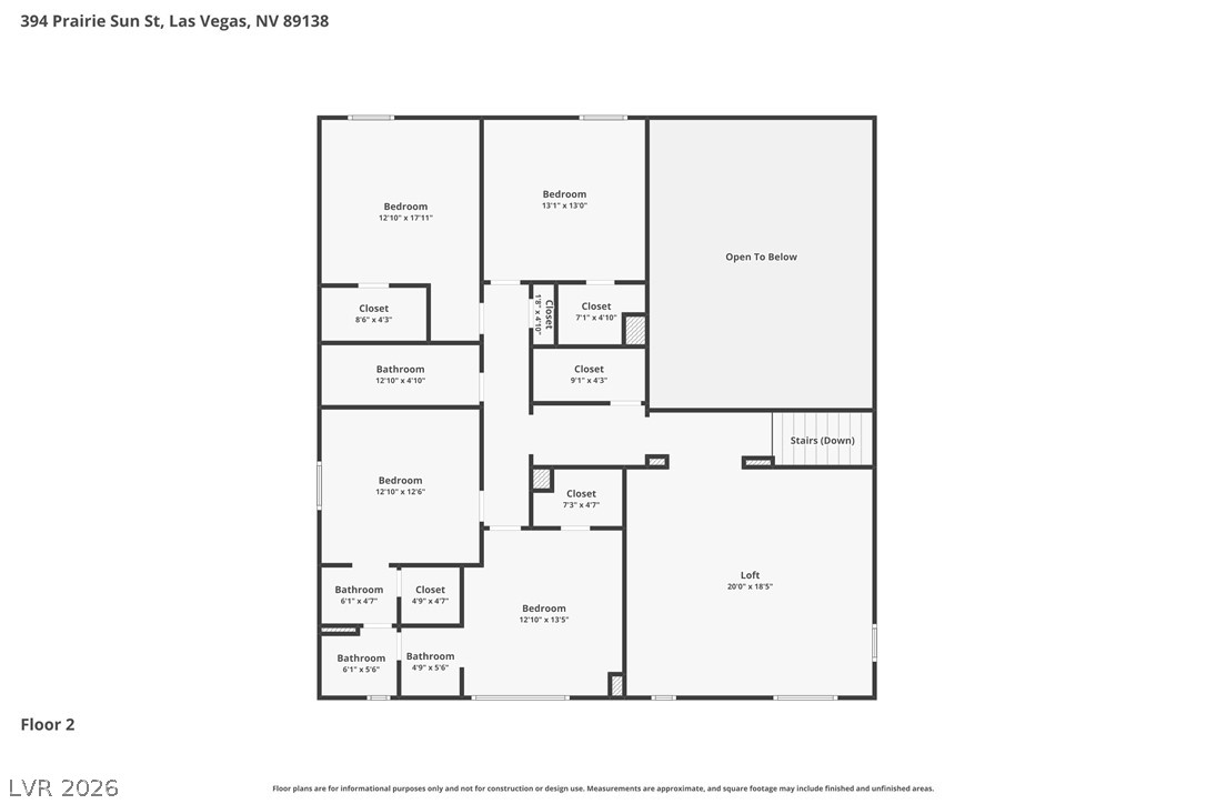 394 Prairie Sun Street Las Vegas NV 89138