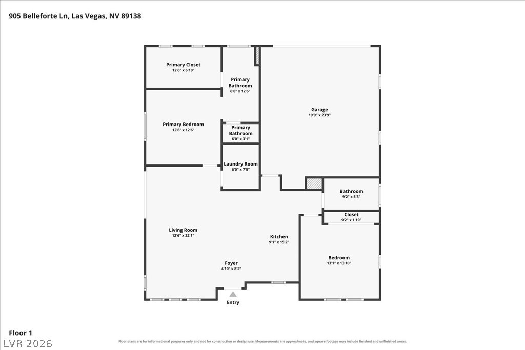 905 Belleforte Lane Las Vegas NV 89138