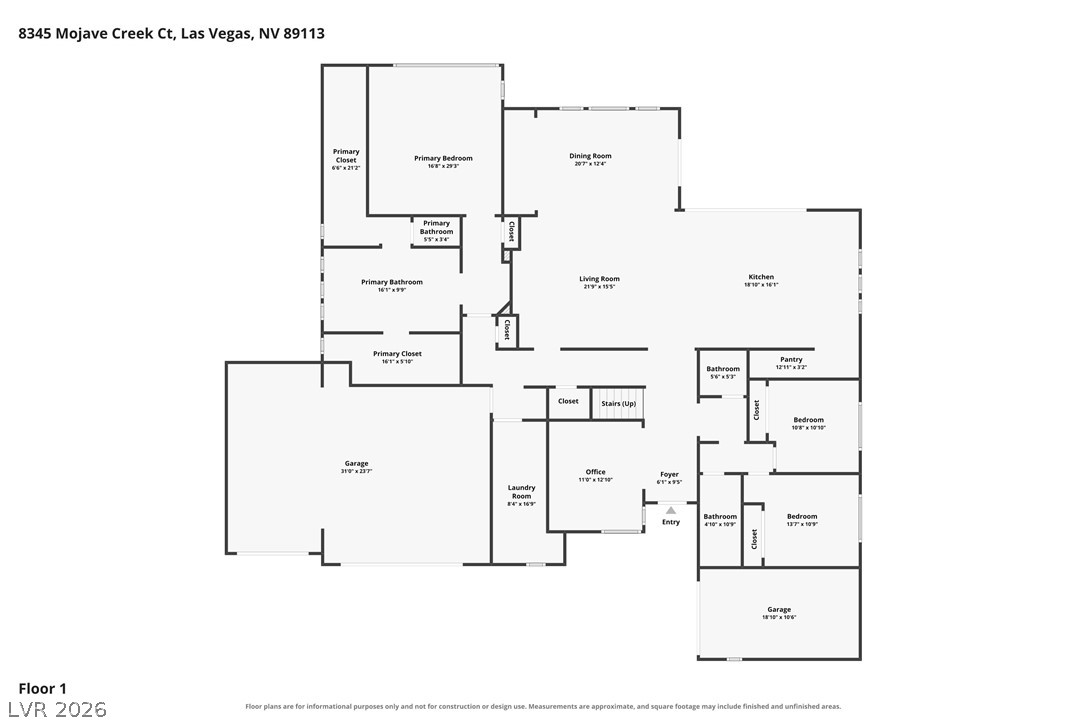 8345 Mojave Creek Court Las Vegas NV 89113