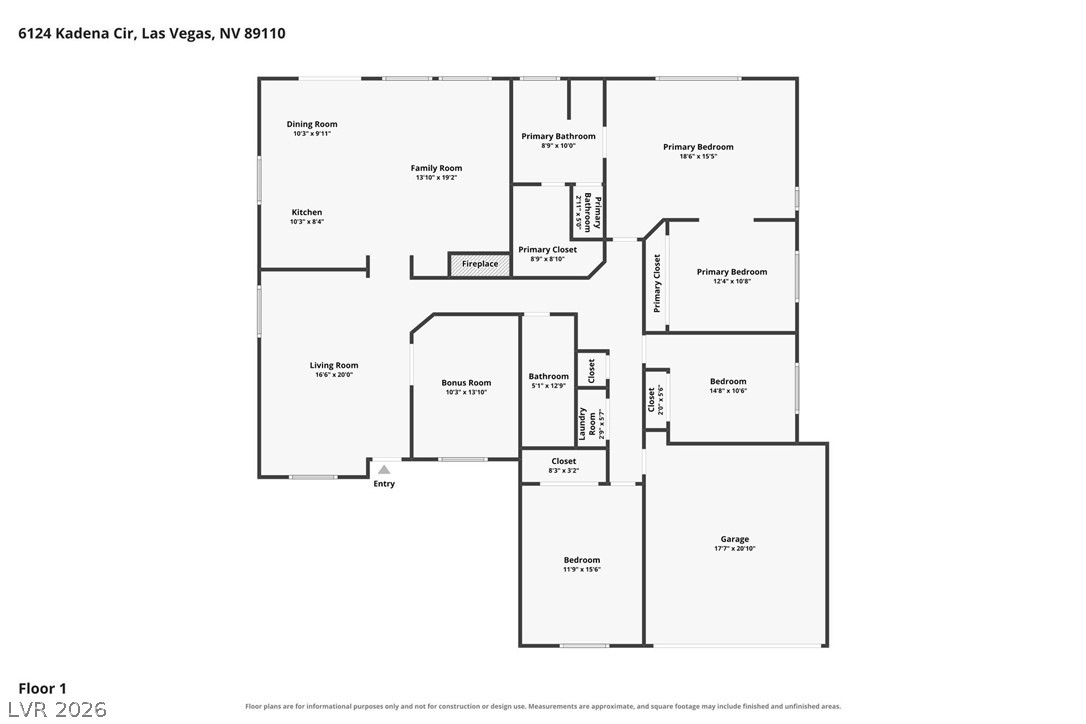 6124 Kadena Circle Las Vegas NV 89110