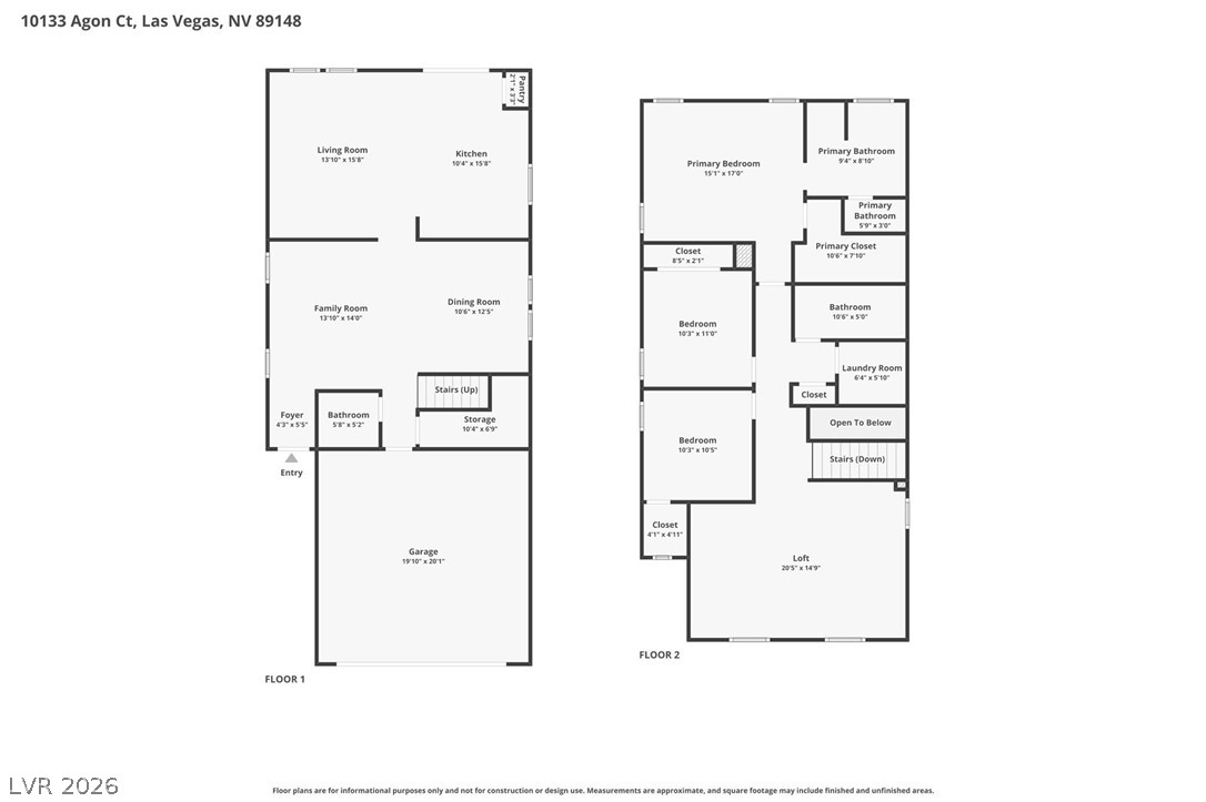 10133 Agon Court Las Vegas NV 89148