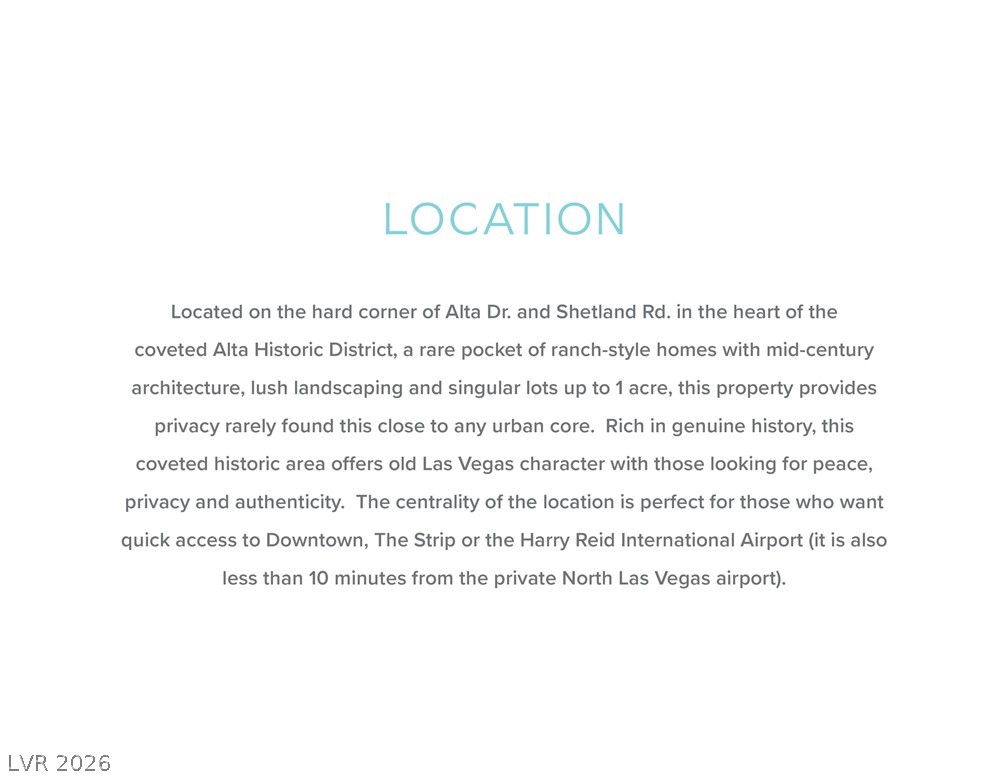 500 Shetland Road Las Vegas NV 89107