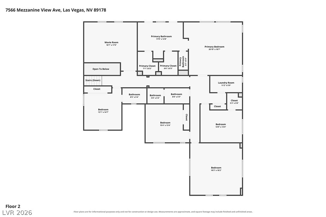 7566 Mezzanine View Avenue Las Vegas NV 89178