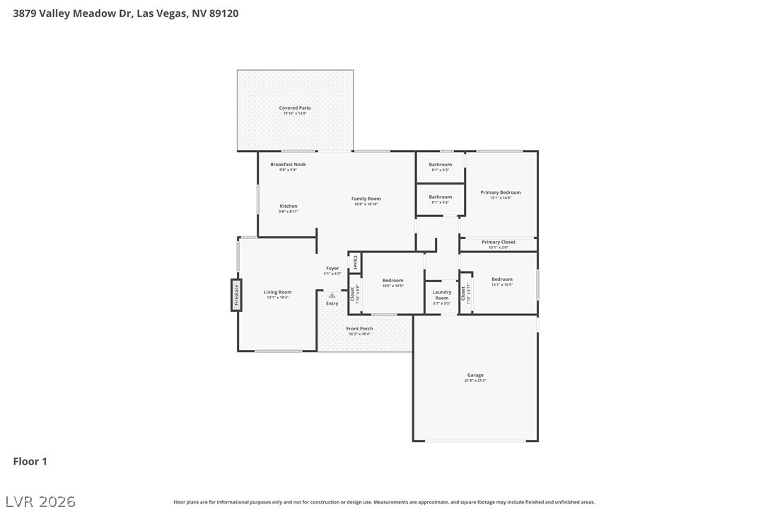 3879 Valley Meadow Drive Las Vegas NV 89120