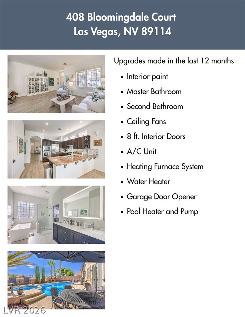408 Bloomingdale Court Las Vegas NV 89144