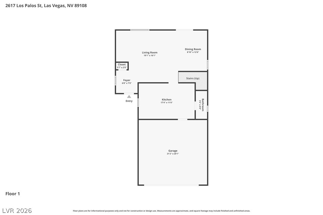 2617 Los Palos Street Las Vegas NV 89108