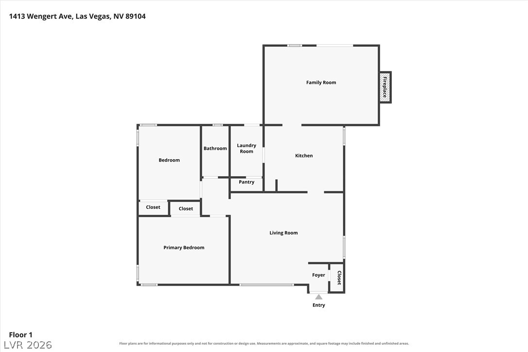 1413 Wengert Avenue Las Vegas NV 89104