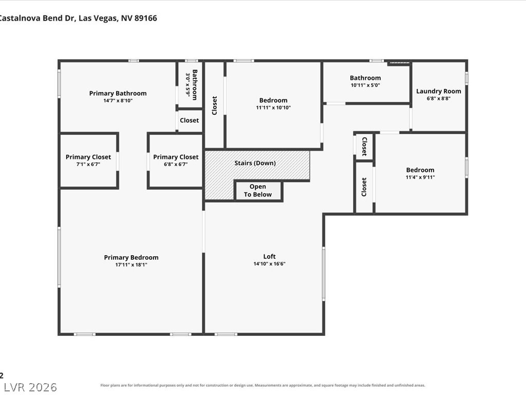 6521 Castalnova Bend Drive Las Vegas NV 89166