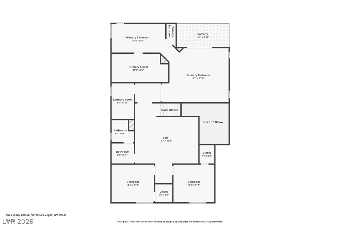 4821 Stony Hill Street North Las Vegas NV 89031