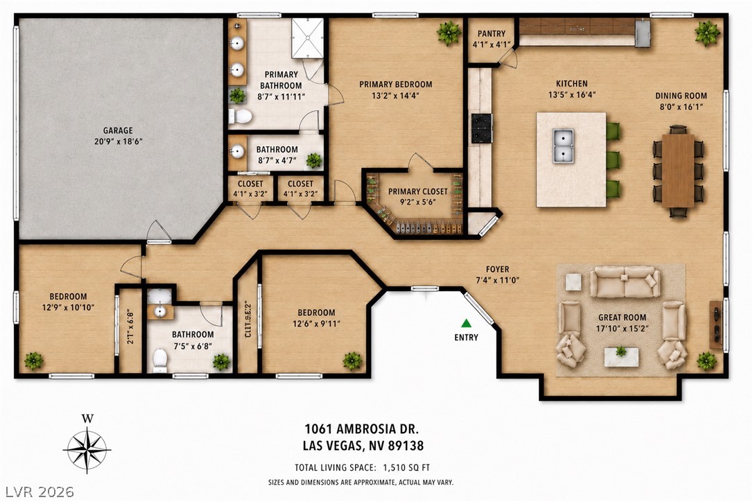 1061 Ambrosia Drive Las Vegas NV 89138