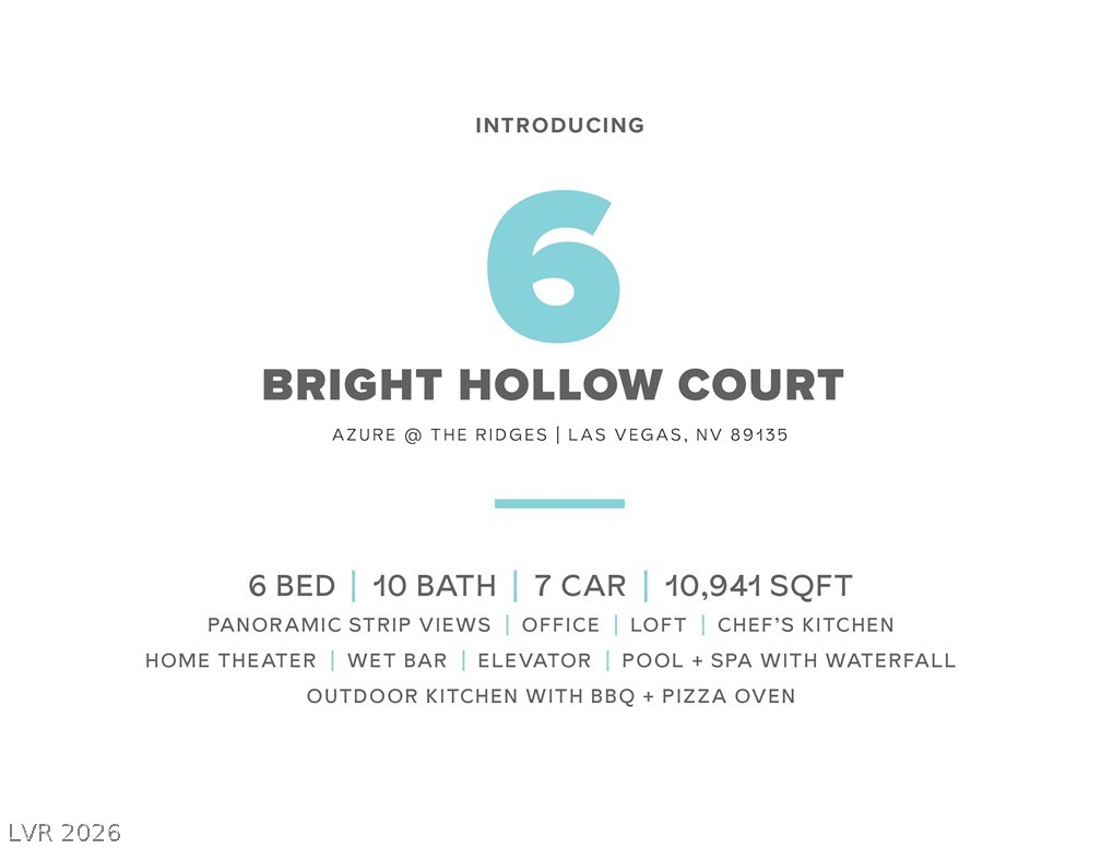 6 Bright Hollow Court Las Vegas NV 89135