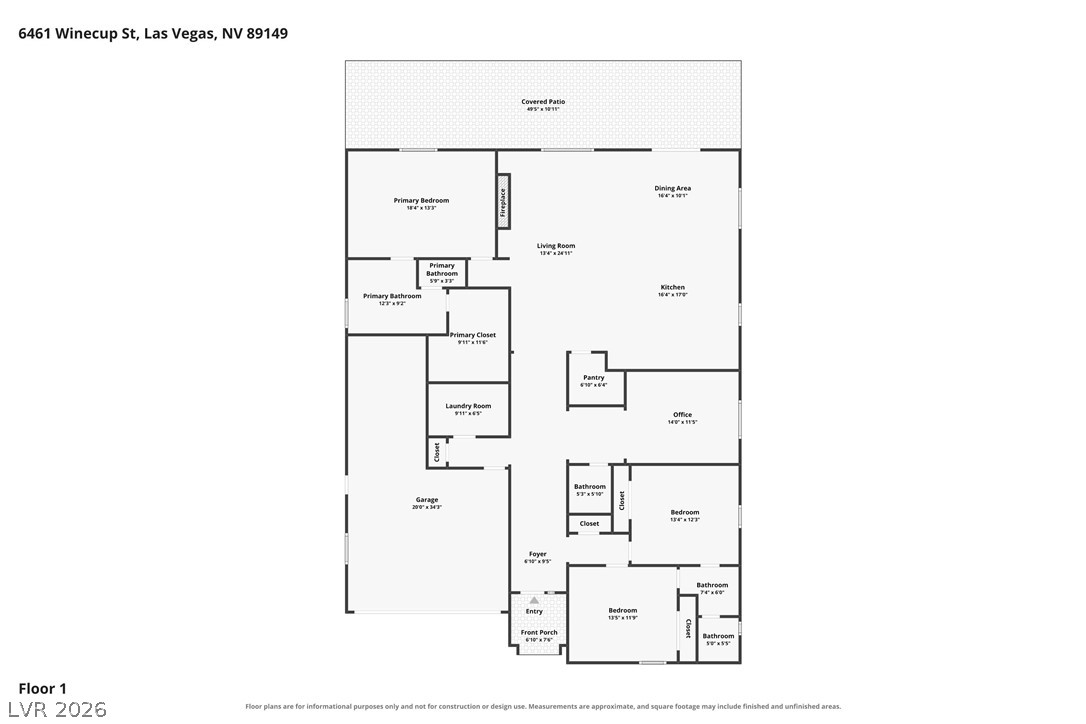6461 Winecup Street Las Vegas NV 89149