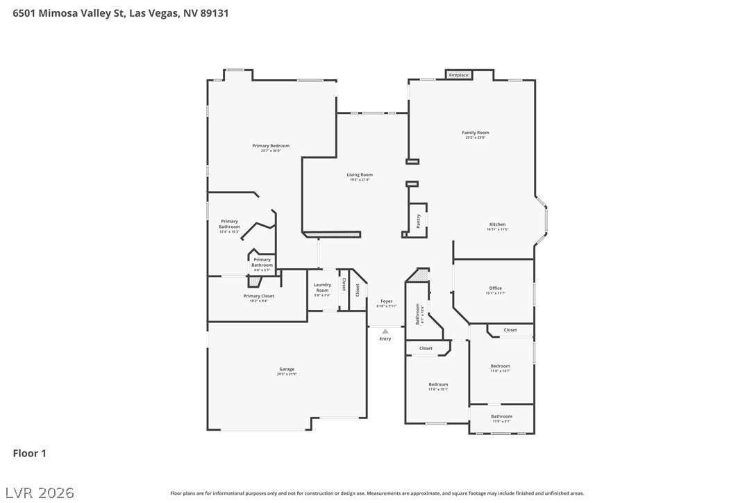 6501 Mimosa Valley Street Las Vegas NV 89131
