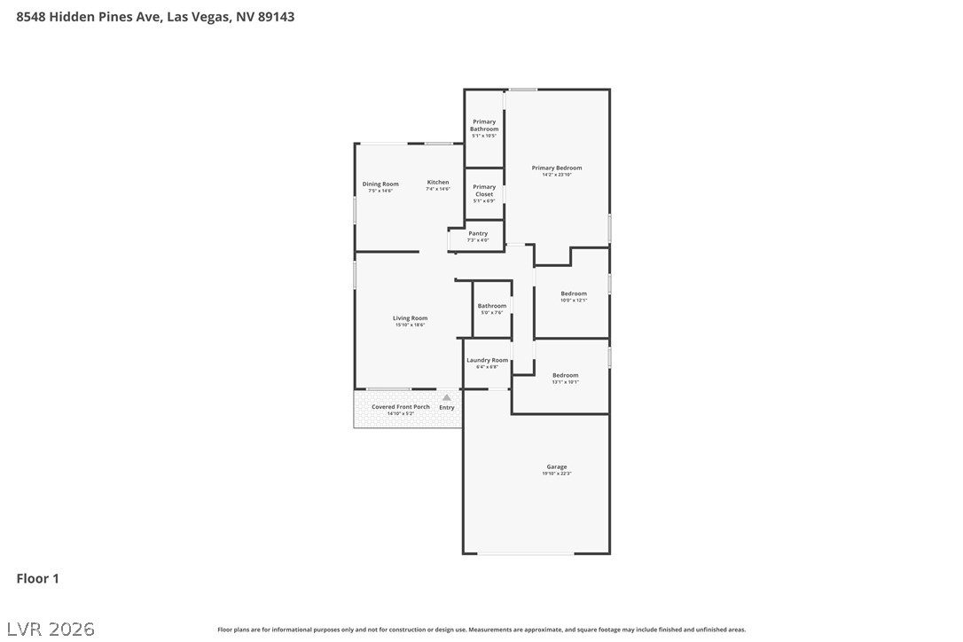 8548 Hidden Pines Avenue Las Vegas NV 89143