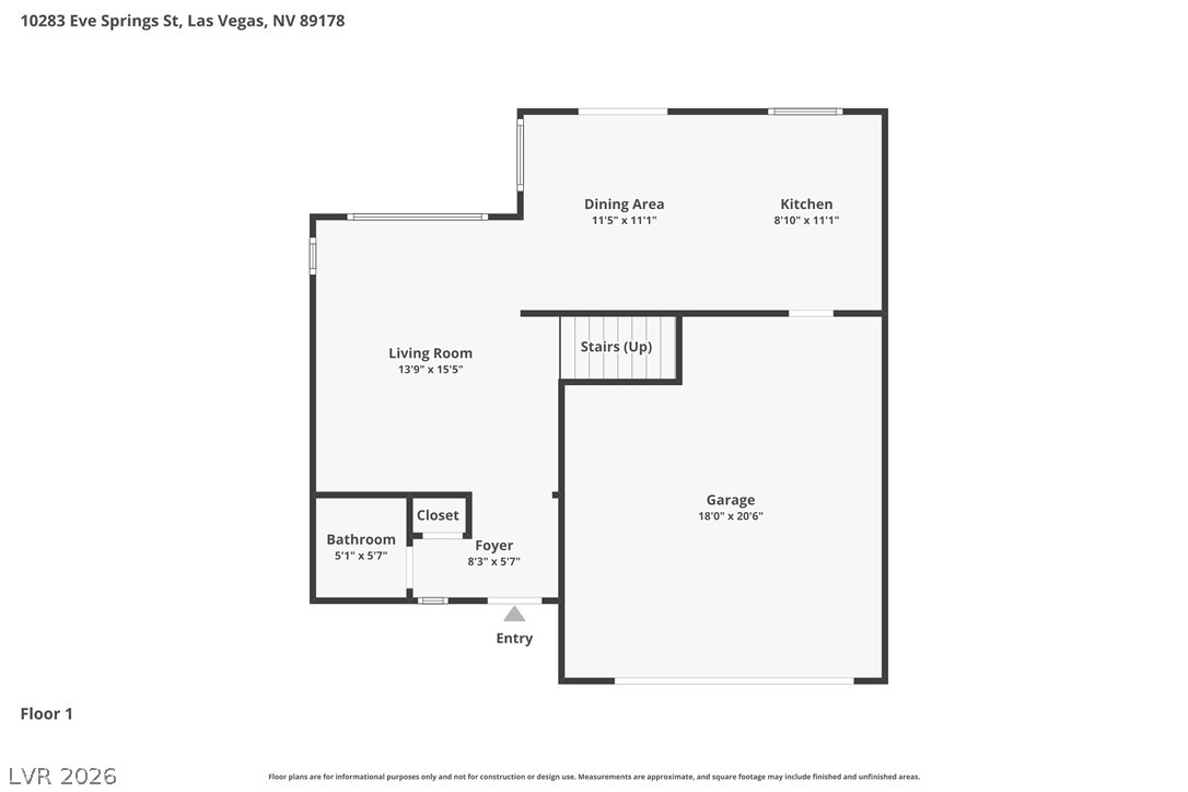 10283 Eve Springs Street Las Vegas NV 89178