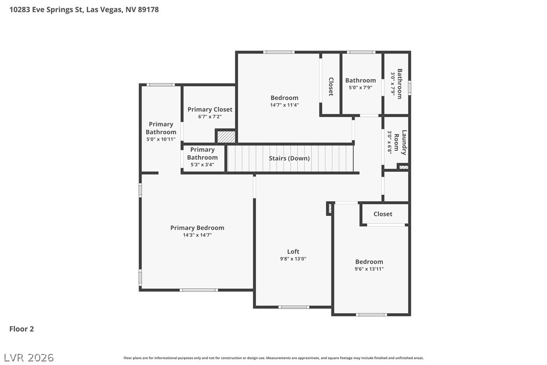 10283 Eve Springs Street Las Vegas NV 89178