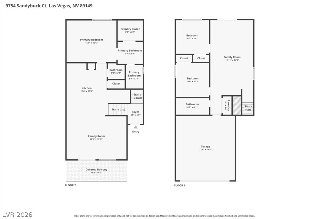 9754 Sandybuck Court Las Vegas NV 89149