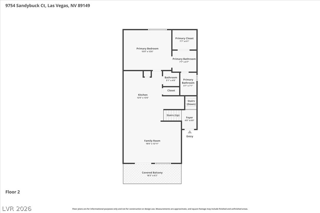 9754 Sandybuck Court Las Vegas NV 89149