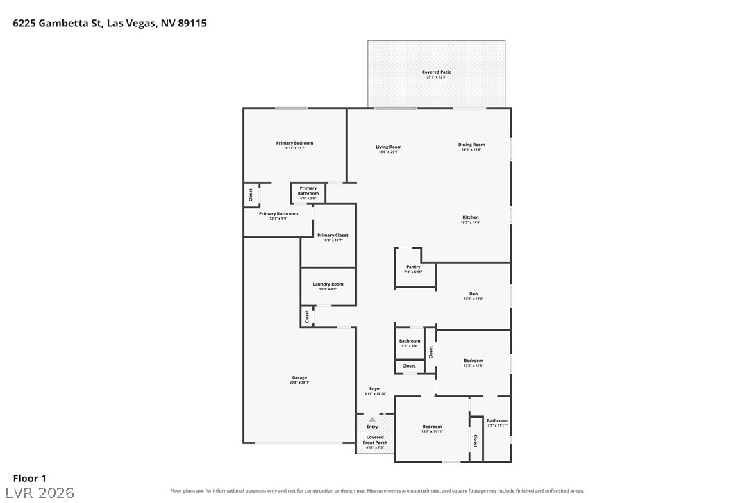 6225 Gambetta Street Las Vegas NV 89115