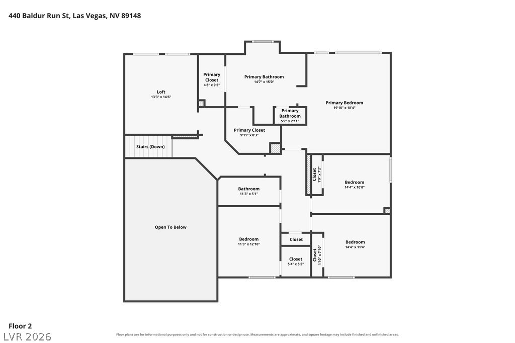 440 Baldur Run Street Las Vegas NV 89148