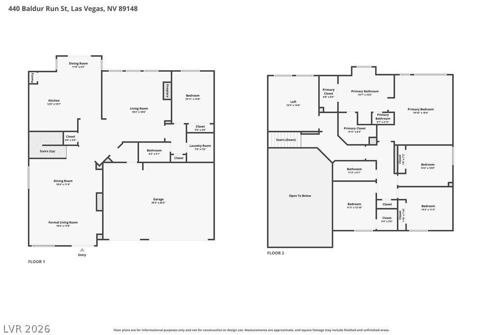 440 Baldur Run Street Las Vegas NV 89148