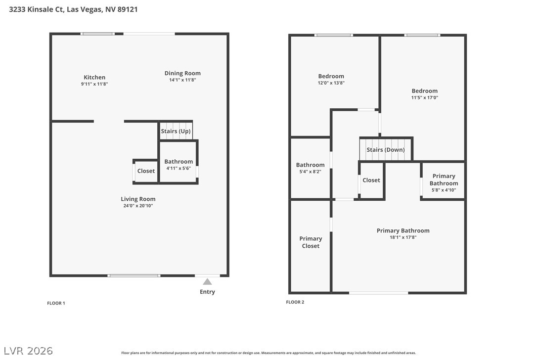3233 Kinsale Court Las Vegas NV 89121