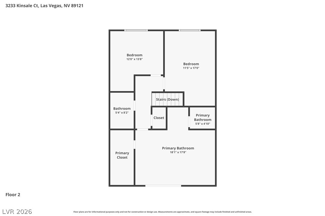 3233 Kinsale Court Las Vegas NV 89121