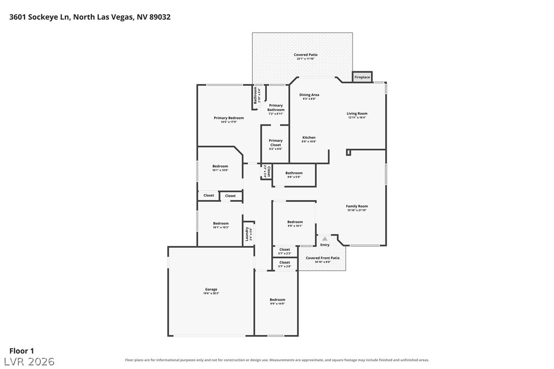 3601 Sockeye Lane North Las Vegas NV 89032
