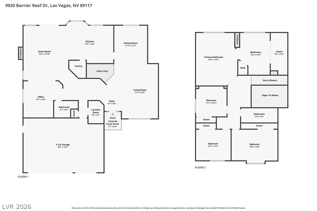 9920 Barrier Reef Drive Las Vegas NV 89117