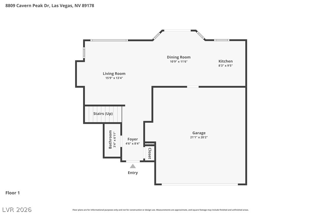 8809 Cavern Peak Drive Las Vegas NV 89178