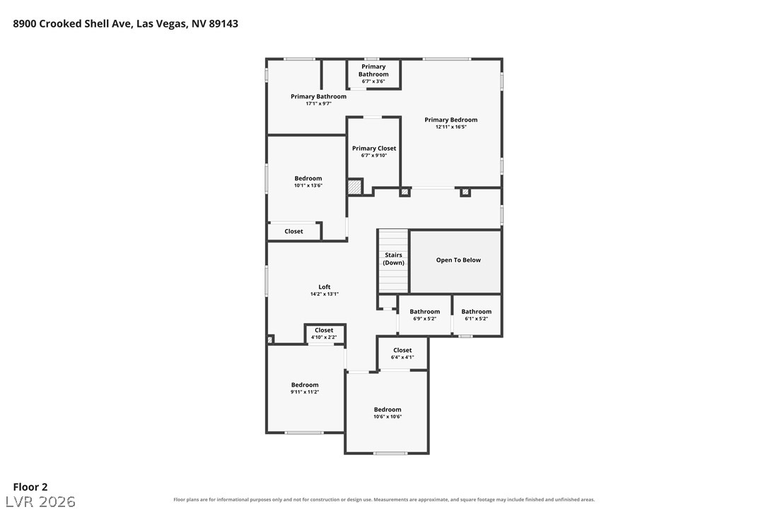8900 Crooked Shell Avenue Las Vegas NV 89143