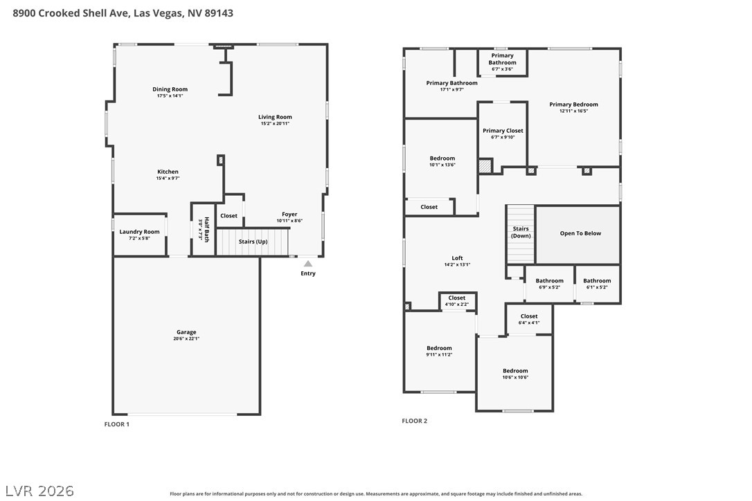 8900 Crooked Shell Avenue Las Vegas NV 89143