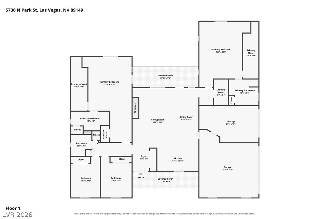 5730 North Park Street Las Vegas NV 89149