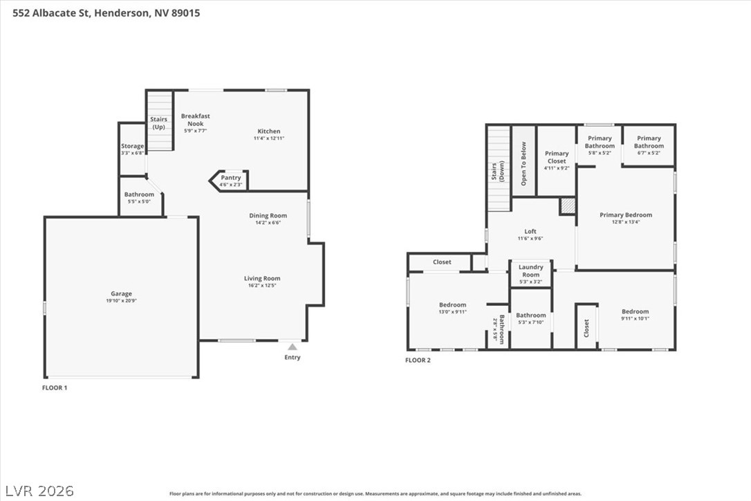 552 Albacate Street Henderson NV 89015