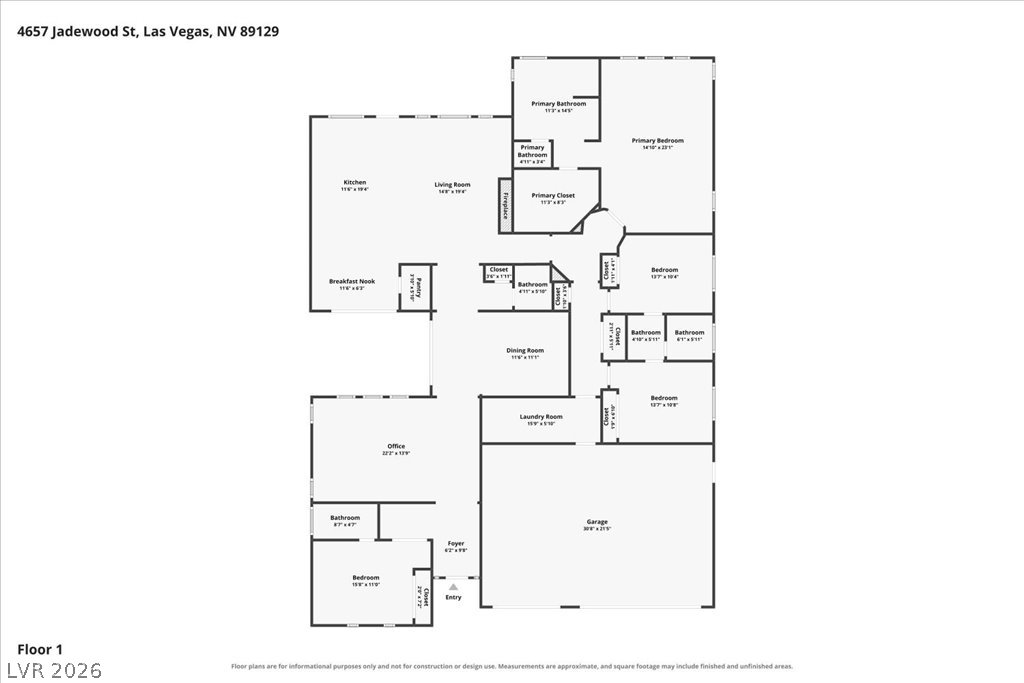 4657 Jadewood Street Las Vegas NV 89129